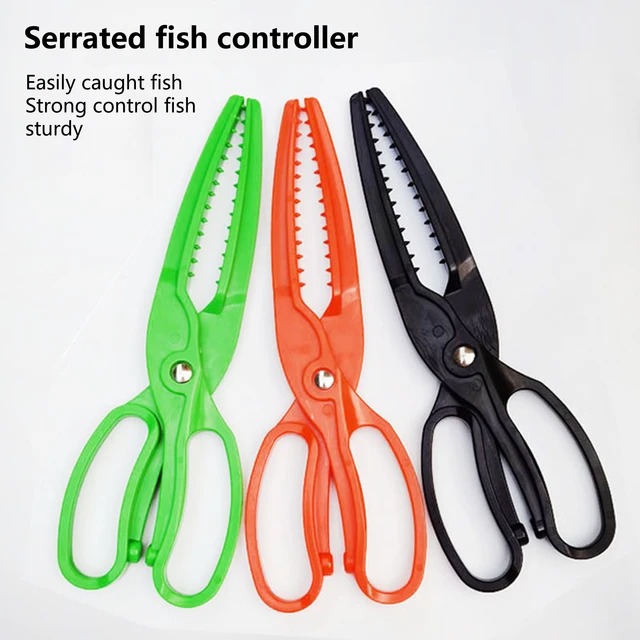 Fishing Pliers Plastic Fish Clamp Grip Catch Release Tool 25cm 80g Fish  Body Holder Tongs Scissors Grabber Tackle Fishing Pliers - AliExpress