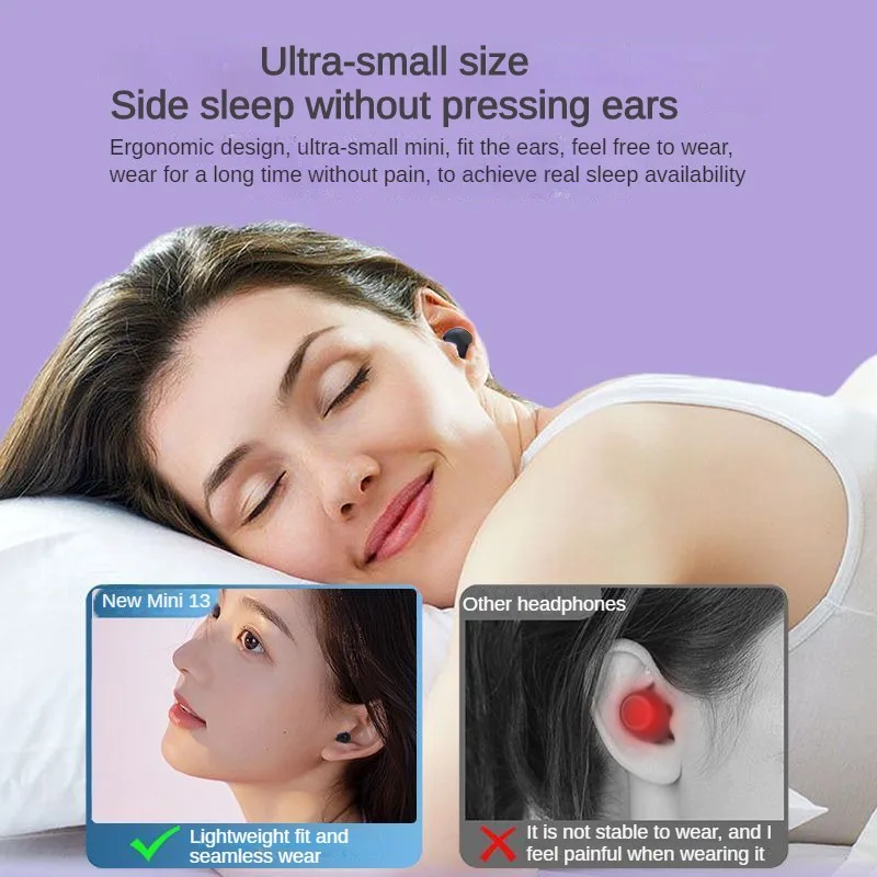 Compact Wireless Bluetooth Earbuds with Mic - HiFi Sound & Universal Compatibility