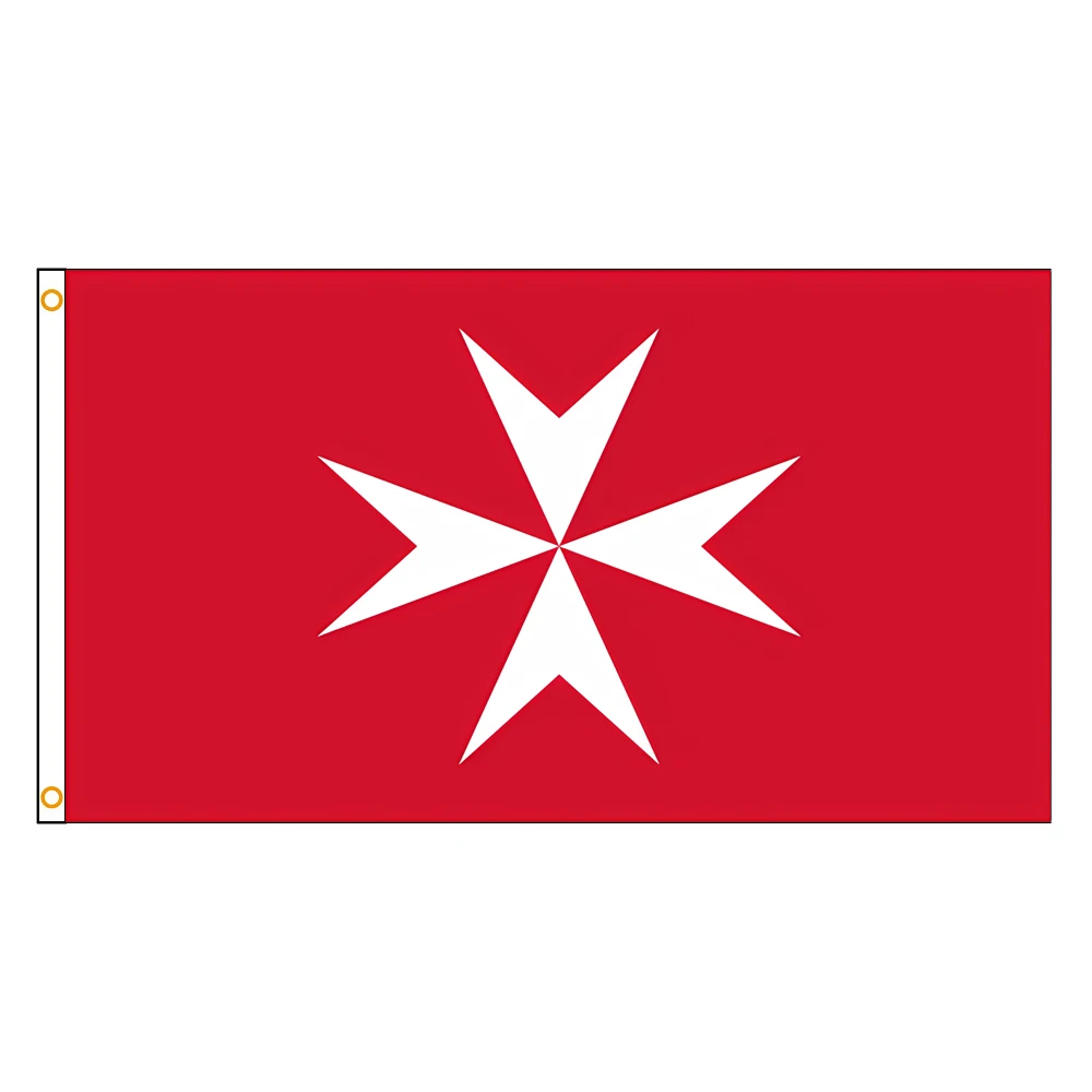 

Подвесной белый Мальтийский крест 90*150 см, вариант флага Мальты для украшения