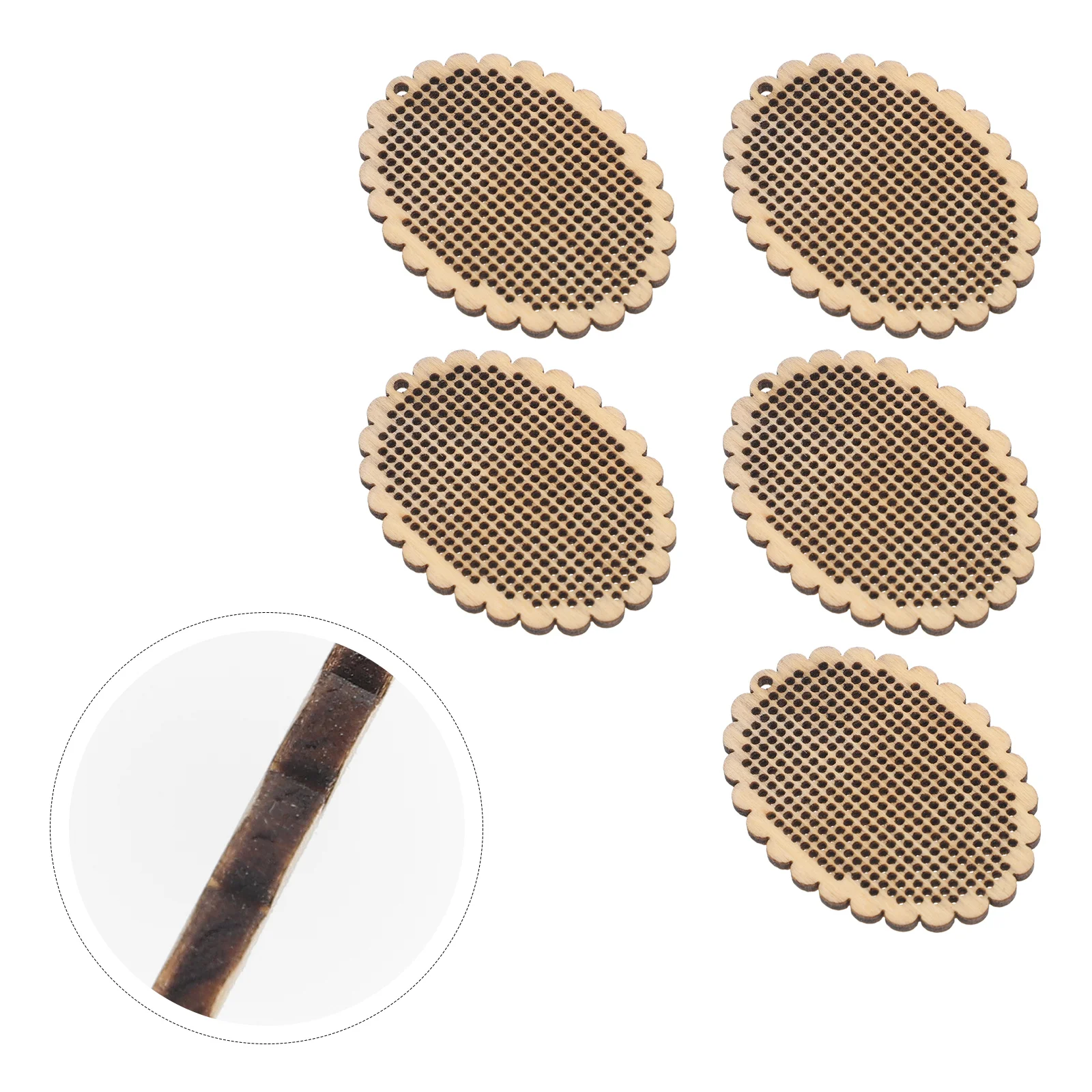 

Wooden Cross Stitch Chips DIY Crafts Storage Yarn Wood Thread Board Embroidery Floss Organizer Thread Holder Cross Stitch