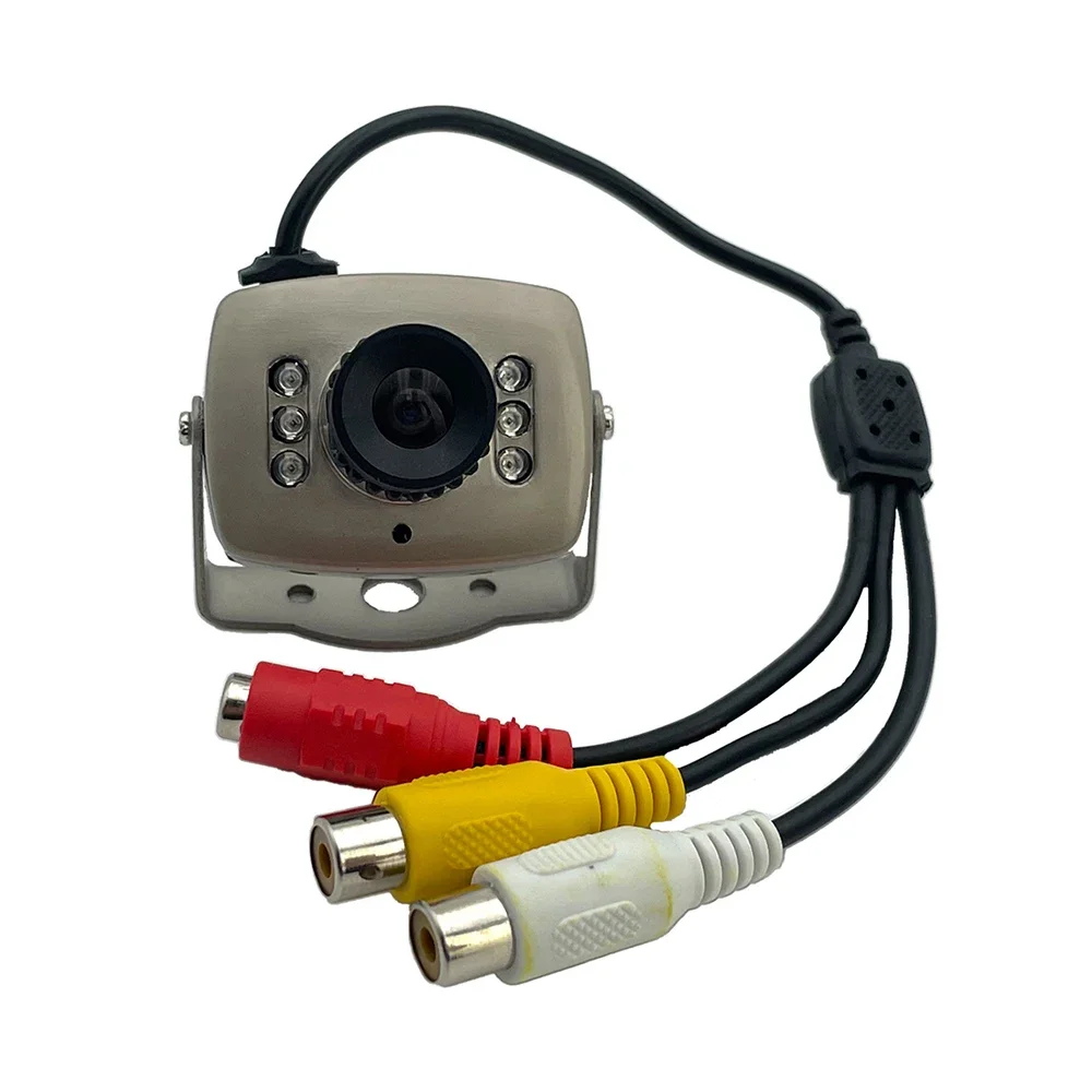 Uvusee-Mini caméra de surveillance, CCTV 1/3 CMOS 1000TVL 960H, 6 pièces jour/nuit IR LED 6mm, sécurité D/N