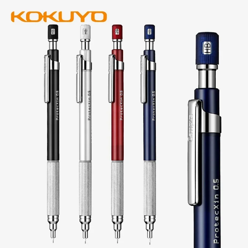 1pcs Japan KOKUYO Mechanical Pencil with Metal Rod Holding Pen 0.5