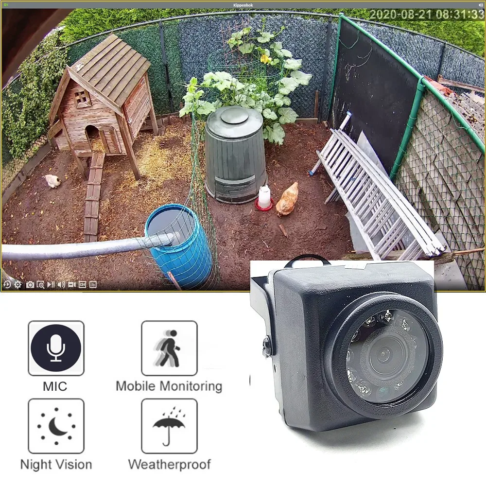 Sicurezza Esterna 2160P 4K 4Mp 5Mp 3Mp Ip66 Visione Notturna Impermeabile Ir-Cut 940Nm Mini Tipo Piccola Micro Poe Ip Ir Nest Camera Rtsp