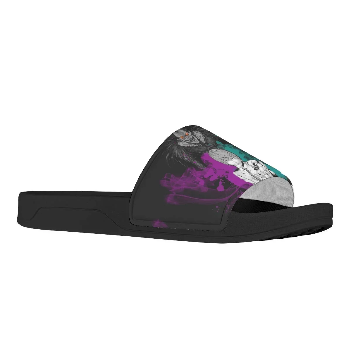 Cartoon Anime Death Note Print Women Slippers Casual Home Footwear New Fashion Summer Sandals Rubber Shoes