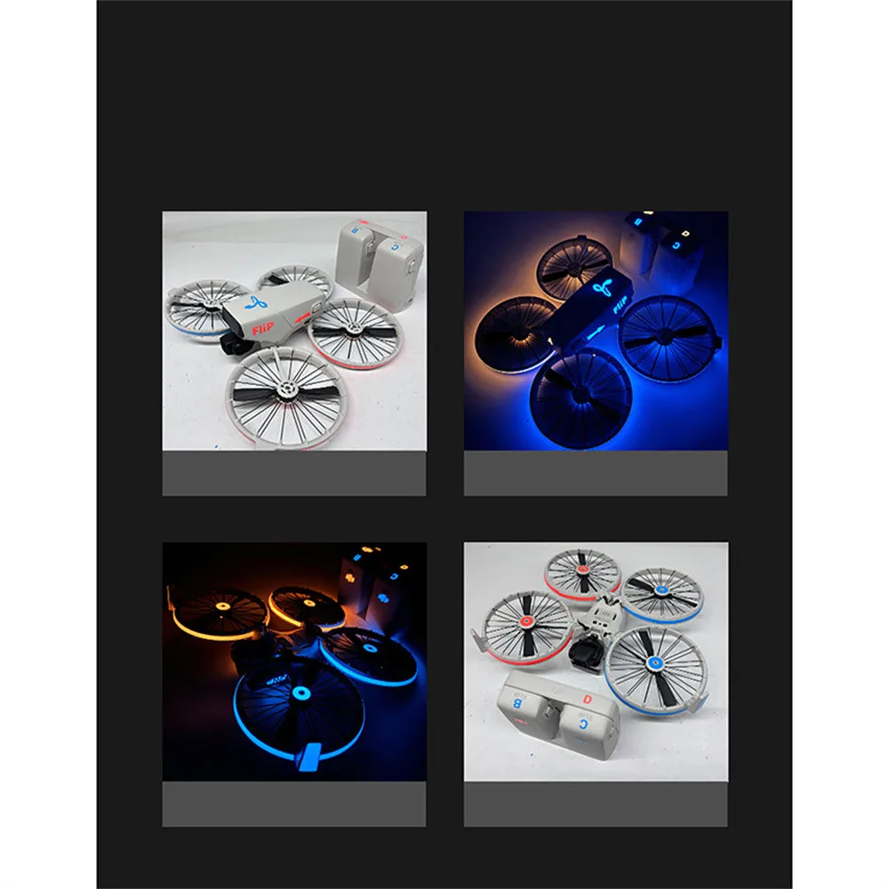 Luminous Sticker for DJI FLIP Drone Colorful Luminous Stickers Night Flight Safety Warning Anti-Scratch Protect Film Camera Part