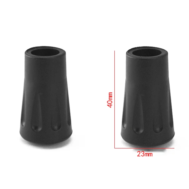4 pcs Replacement Rubber Tips End For Hiking Stick Walking Trekking Poles 4cm