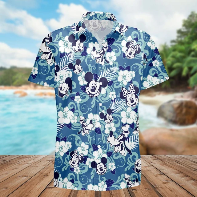 Disney Mickey Mouse Hawaiian Summer Shirt, Gifts For Men And Women