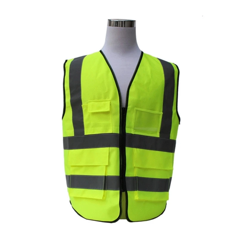 Y1UB Reflective Vest Accident Vest High Visibility Reflective Safety Vest for Adults