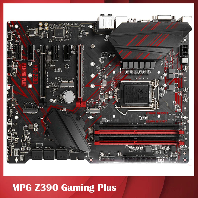 Scheda Madre Dedicata Per Mpg Z390 Gaming Plus Support I9 9600K/9700K Lga1151 Ddr4 Wifi M.2 Perfect Test, Buona Qualità