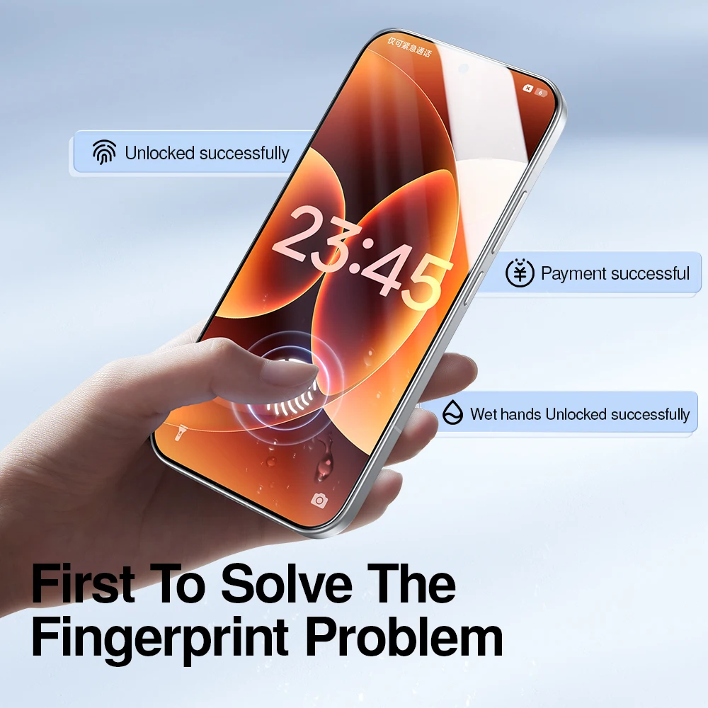 Ultra Clear Anti-Fingerprint Tempered Glass Screen Protector Duo Pack