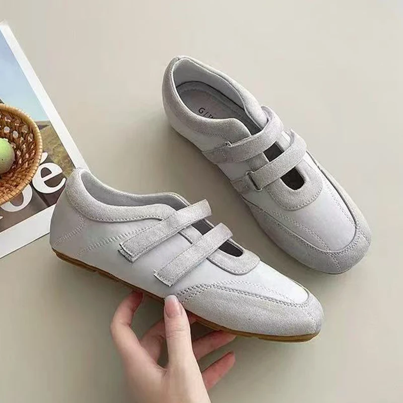 Flats Women's Sports Shoes Fashion Sneakers Casual Shallow Loafers Shoes Walking Ballet Shoes Trend Cozy Zapatillas De Mujer - 6