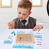 99 Multiplication Board Game Wooden Montessori Learning Educational Toys Math Counting Hundred Children Family Party Games 3