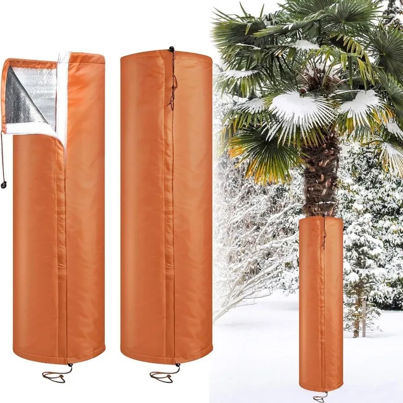 New Palm Tree Root Protector - Winter Frostproof Plant Seedling Cover, Cold-Resistant Protective Band  with  Drawstring