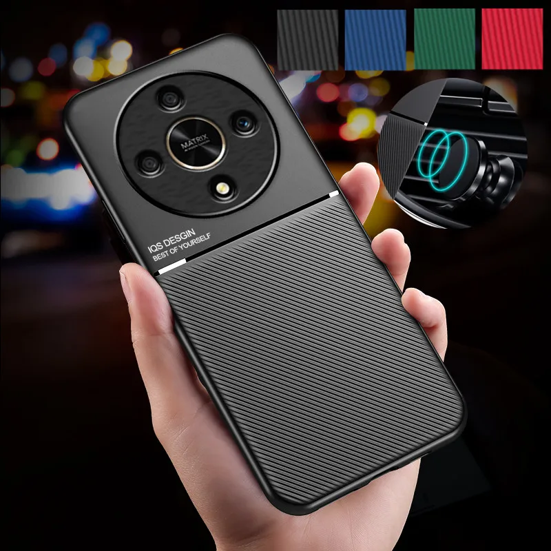 Rugged Anti-Slip Magnetic Holder Phone Case Cover