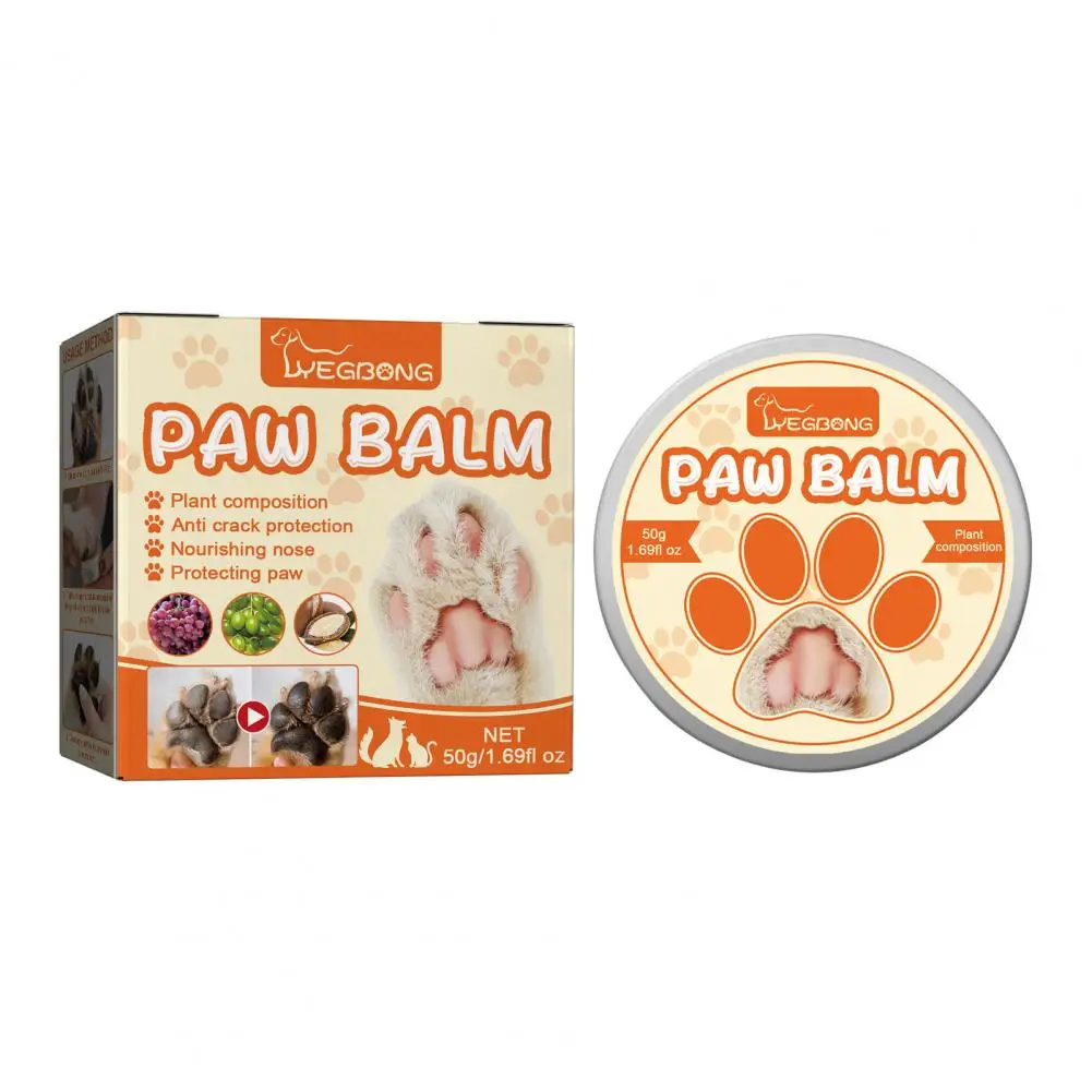 

50g Pet Paw Balm Paw Balm For Dogs Moisturize Nourishes Deeply Long Lasting Dog Paw Soothing Balm Cats Dogs Paw Protector Lick
