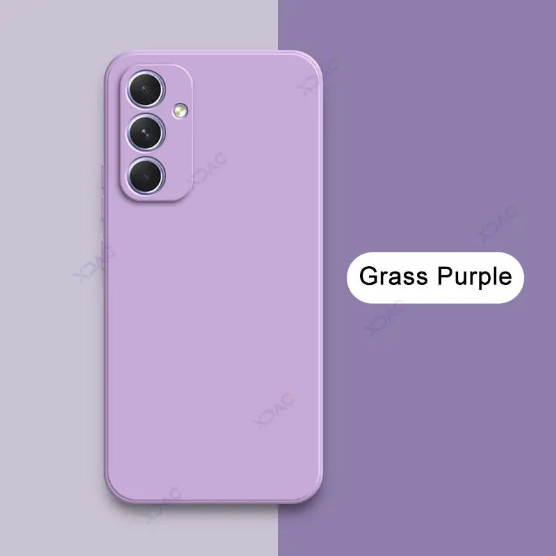 Square Liquid Silicone Phone Case - 360° Protective Soft Shockproof Back Cover - Girls' Stylish Accessory