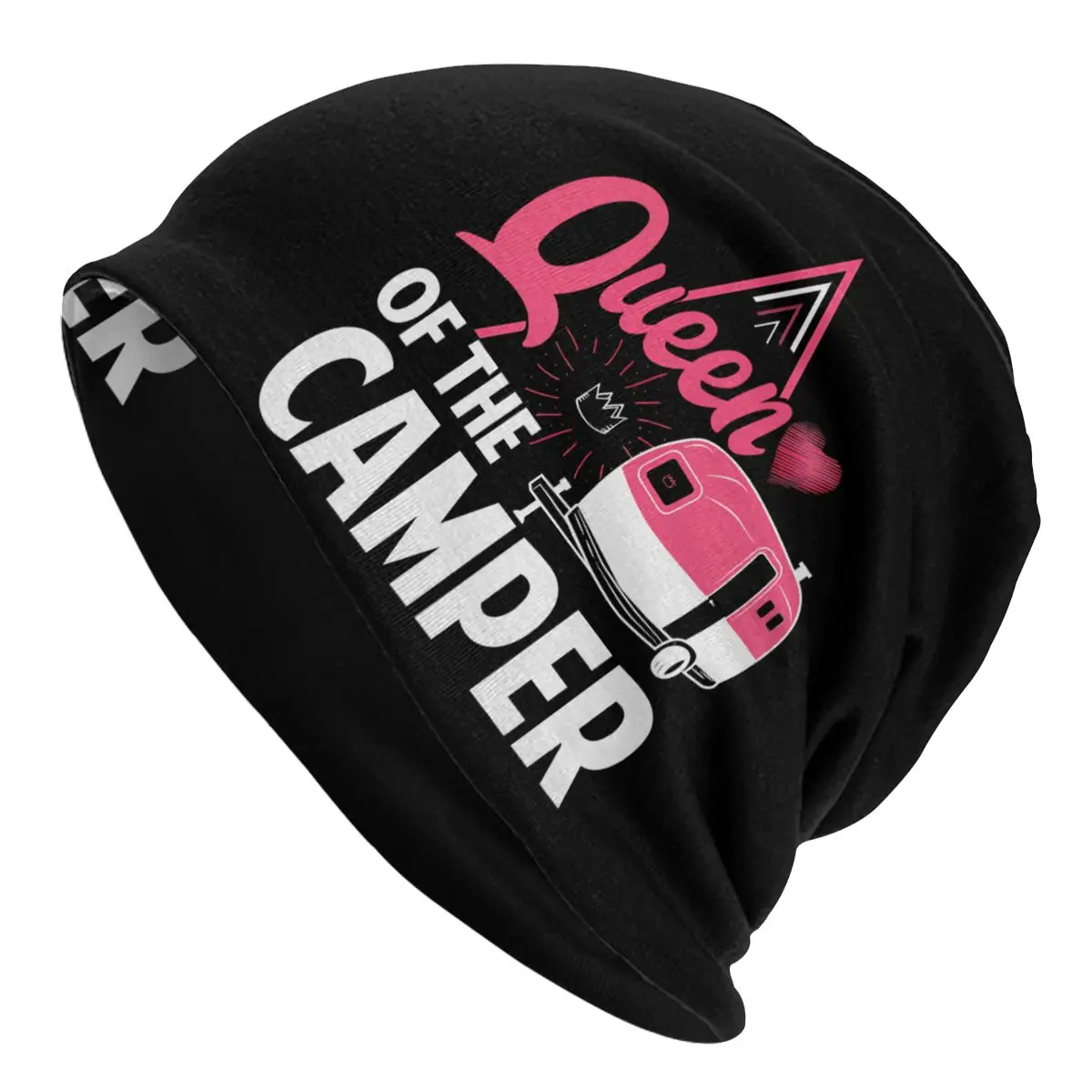 

Bonnet Hats Men Women's Thin Skullies Beanies Hat Queen Of The Camper Autumn Spring Warm Cap Street Caps