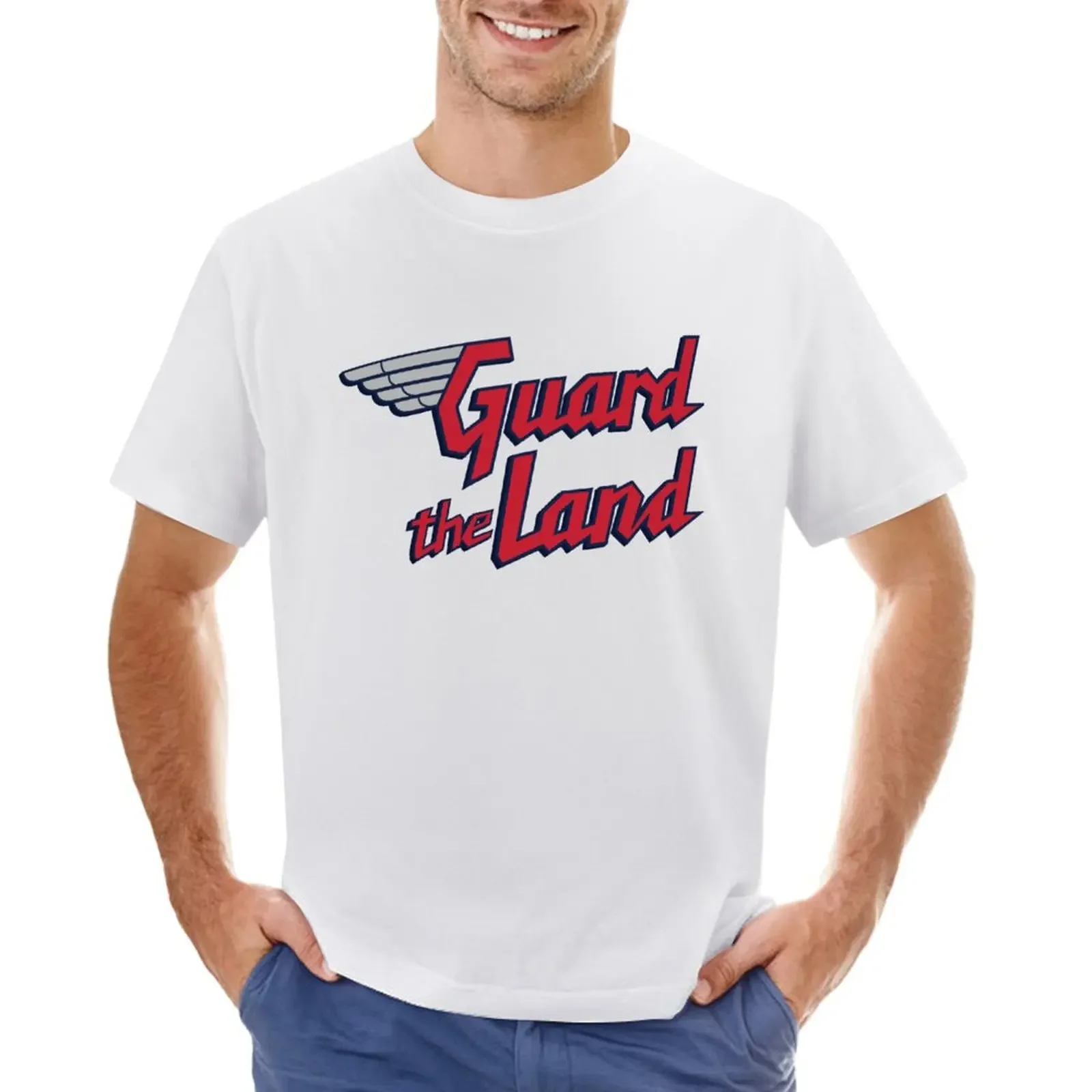 

Мужская футболка с рисунком из аниме «Guard The Land»