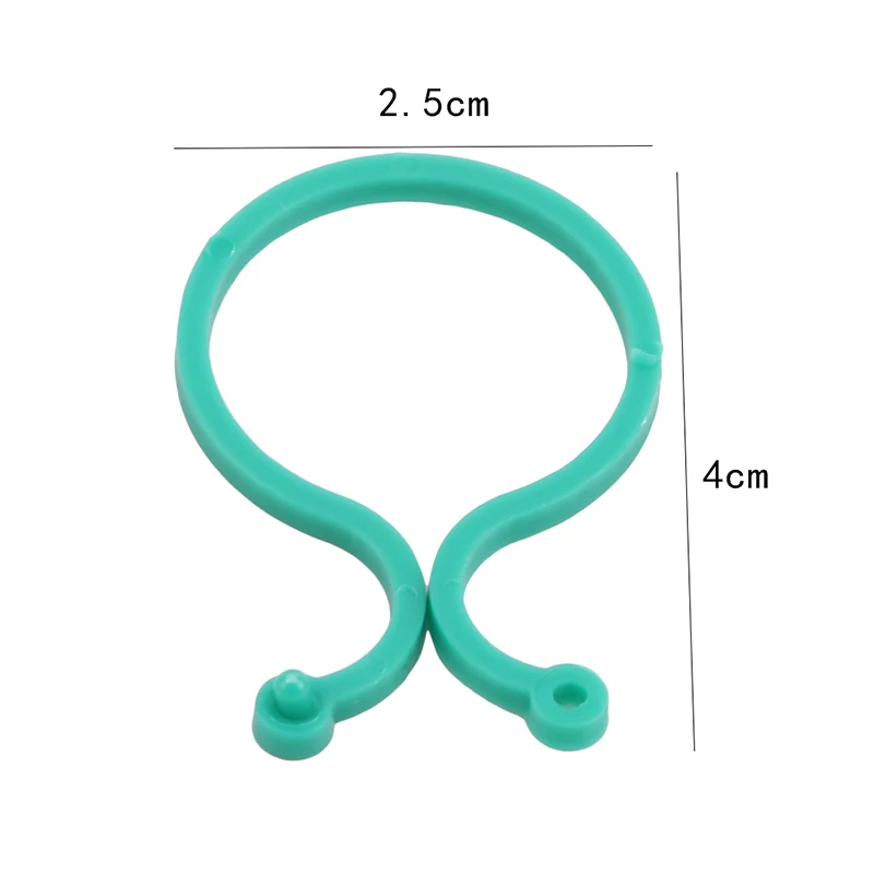 Garden Plant Holder Trellis Clips For Vine Vegetable Tomato Growing Upright Garden Plant Stand Tool 50/100 Pcs plant clips plastic plant clips