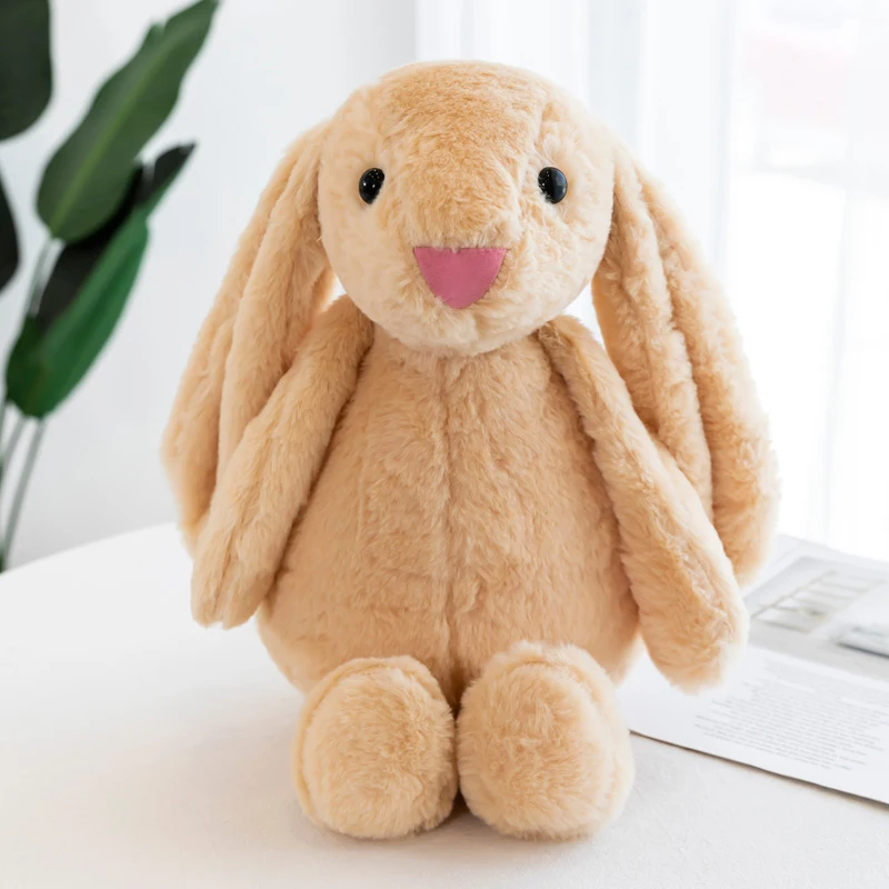 

30CM Soft Stuffed Animals Kids Long Ear Bunny Rabbit Sleeping Cute Cartoon Plush Toy Animal Dolls Children Birthday Gift