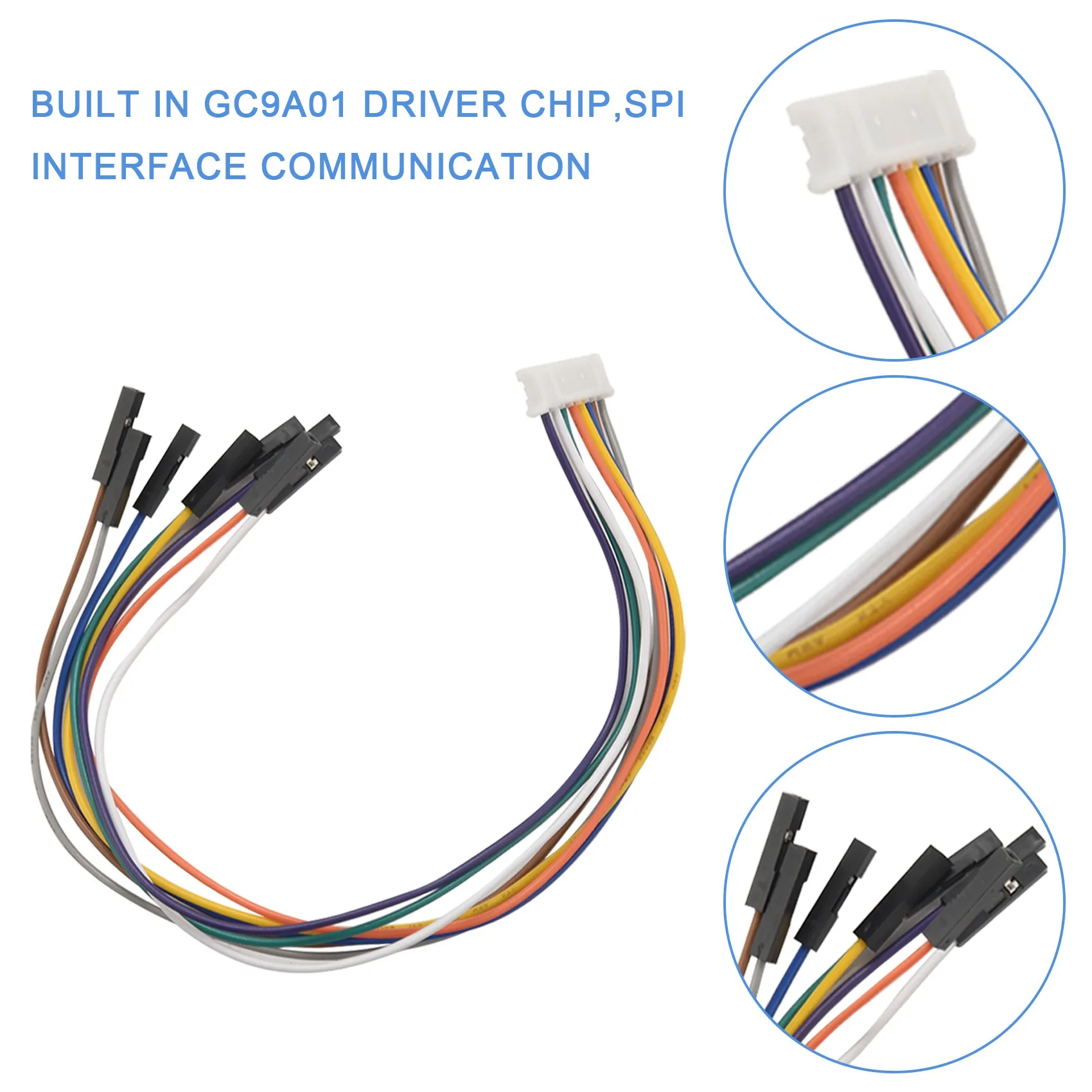 ÷ LCD ũ , GC9A01 SPI , RGB 65K ÷  , 1.28 ġ