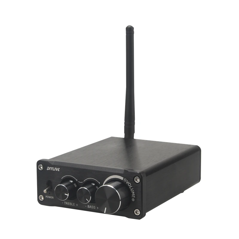 HiFi 2.0 풀 디지털 오디오 전력 증폭기 TPA3116D2 100W*2 Bluetooth 5.0 음색 고음 및 저음 조정 BT20