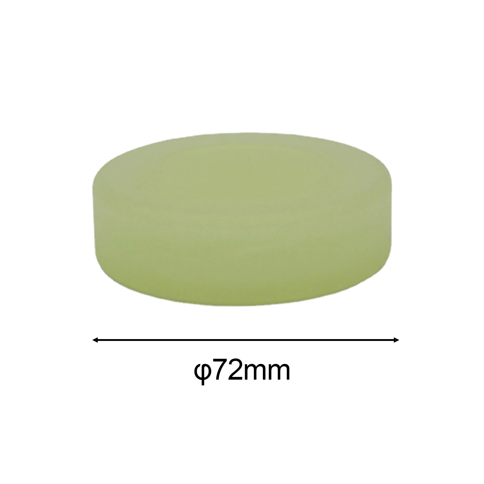 hockey puck Glow in Dark Outdoor Sports Diameter 2.83inch Party Green