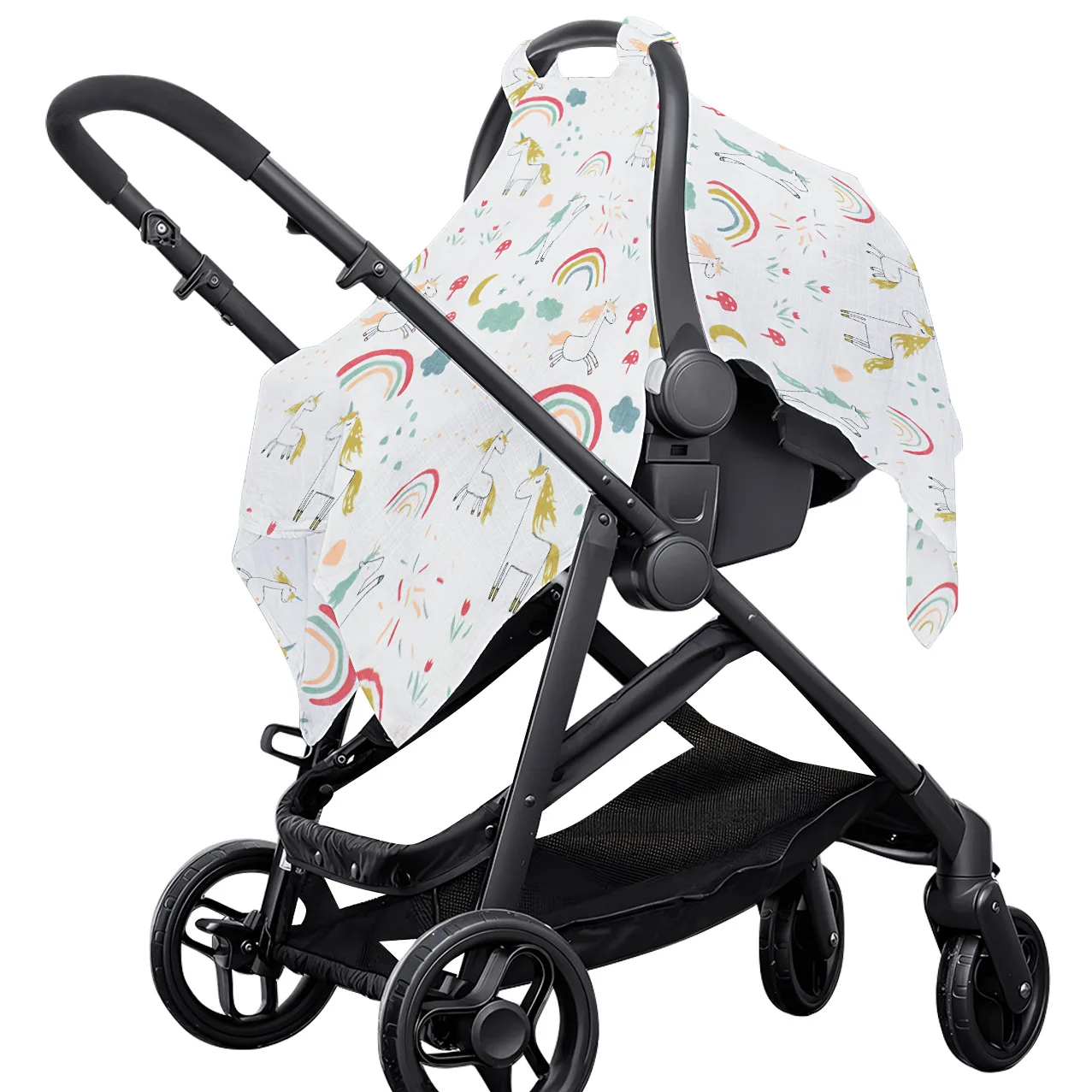 Description Picture 5 of itemBaby Stroller Accessories Pushchair Mosquito Cover Infant Carrier Car Seat Baby Sunshades Cotton Newborn Carriage Cradles Cover