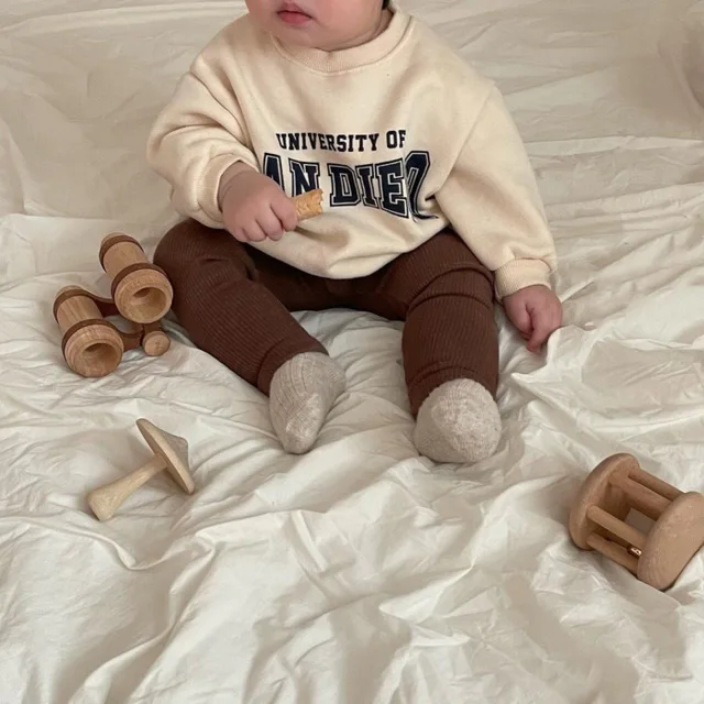 Felpa Con Cappuccio Per Bambini 0-5 Anni - Cotone E Poliestere, Stampata 'Mini Boss', Unisex - Foto 5