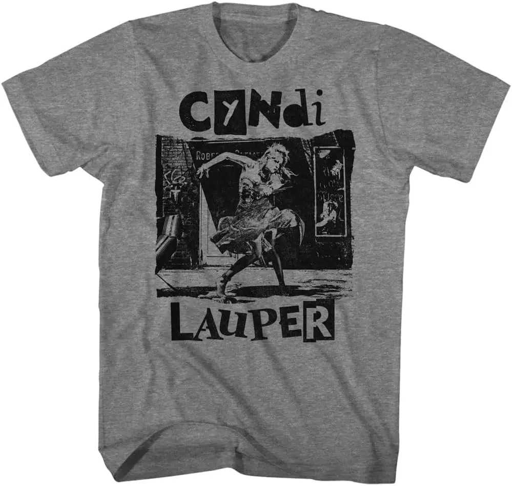 

Футболка Cyndi Lauper в ретро-стиле с коротким рукавом для взрослых