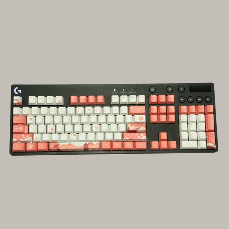 Não-retroiluminado Pbt Dye Subbed Keycaps G610 Interruptor gx Compatível com G512c g Pro x Conjunto - Imagem 2