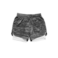 4XL Camo Running Shorts Men 2 In 1 Double-deck Quick Dry GYM Sport Shorts Fitness Jogging Workout Shorts Men Sports Short Pants 1