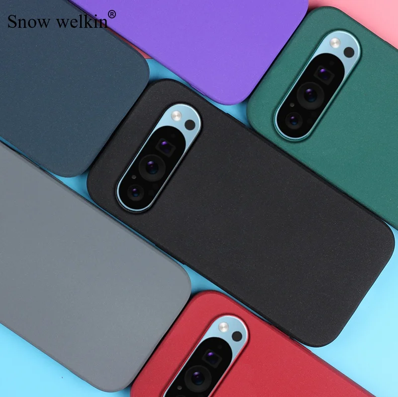 Sand Matte Soft Silicone Shockproof Anti-Slip Protective Phone Case Cover