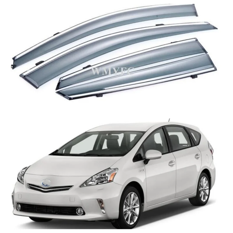 Car Styling Weathershield Per Toyota Prius 40 2016-2021 Visiera Laterale Per Finestra Parasole Parapioggia Accessori Per La Protezione Styling