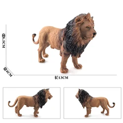 Set di Figurine Educative di Leone e Tigre Selvatici Oenux Africa