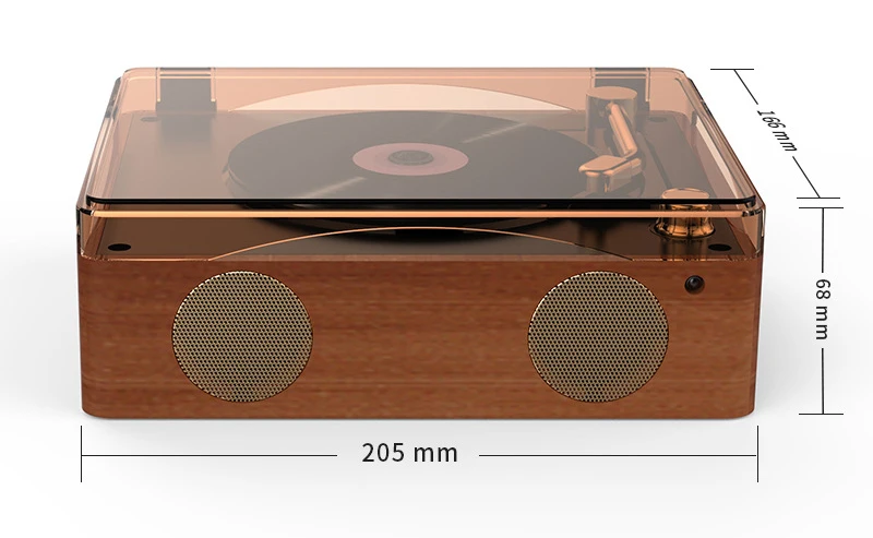 レトロ CD プレーヤー Bluetooth 5.0 充電式内蔵スピーカー HIFI