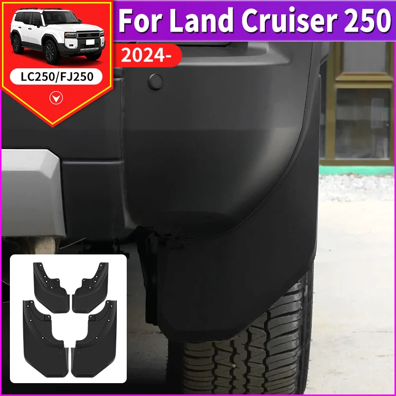thumbnail image 2 of Front Fog Light Decorative Strips For 2024-2025 Toyota Land Cruiser 250 & Prado - Black Trim 2 of 10