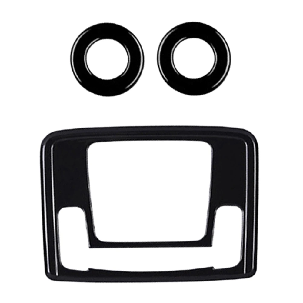 

Автомобильная глянцевая черная внутренняя Передняя и задняя лампа для чтения, 3 шт., декоративная наклейка для Honda Vezel светильник HRV 2021 2022