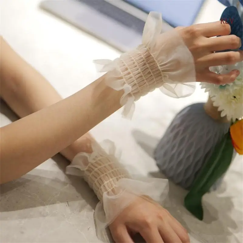 

Женские съемные рукава, манжеты, кружевные воланы для свадебного платья 6XDA