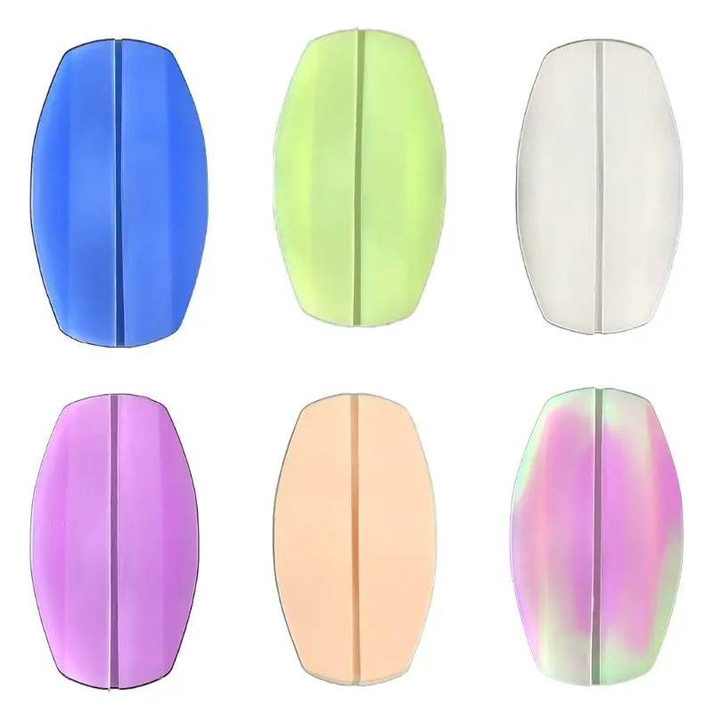

3 Pairs Decompression Silicone Bra Strap Cushions Holder Multicolored Non-Slip Pliable Shoulder Discomfort Protectors 37JB