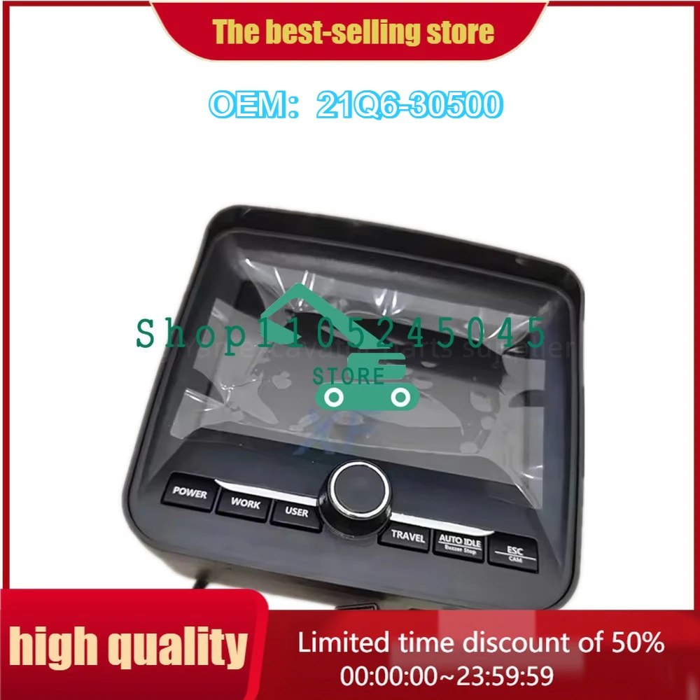 21Q6-30500 R150 215 225 265 305 385 485-9T 디스플레이 계기판 모니터 ECU용 굴삭기 부품