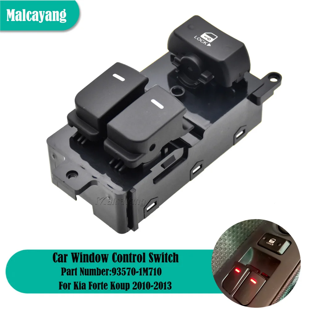 Car Styling Per Kia Forte Cerato Koup 2010-2013 Driver Sinistro Electric Master Power Alzacristallo Pulsante Interruttore Di Controllo