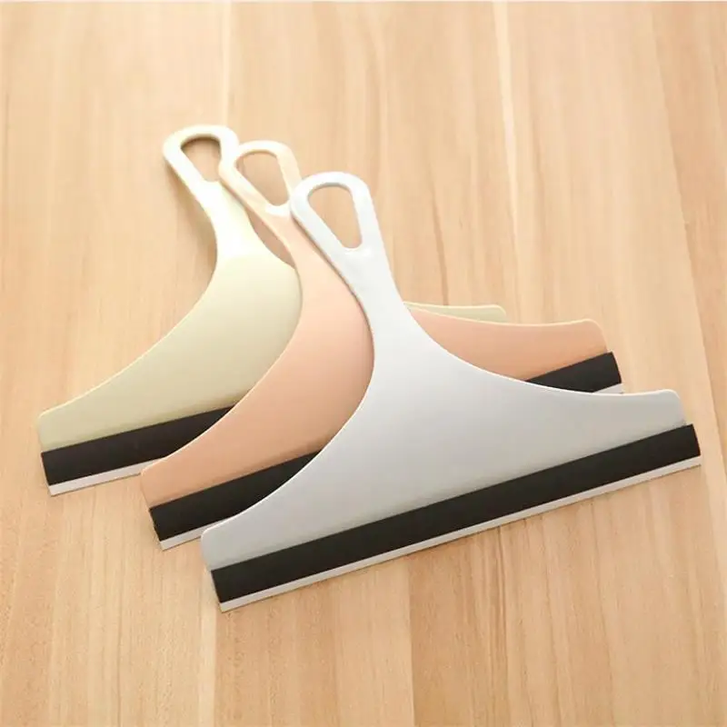 3pcs Shower Squeegee Window Glass Wiper Scraper Cleaner Brush Cleaner Car Window Bathroom Household Cleaning Tool 1