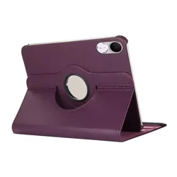Universal 12.1 - Inch 360° Rotating Flip Stand Tablet Case Cover for Redmi Pad 2 Pro 12.1 (Purple)