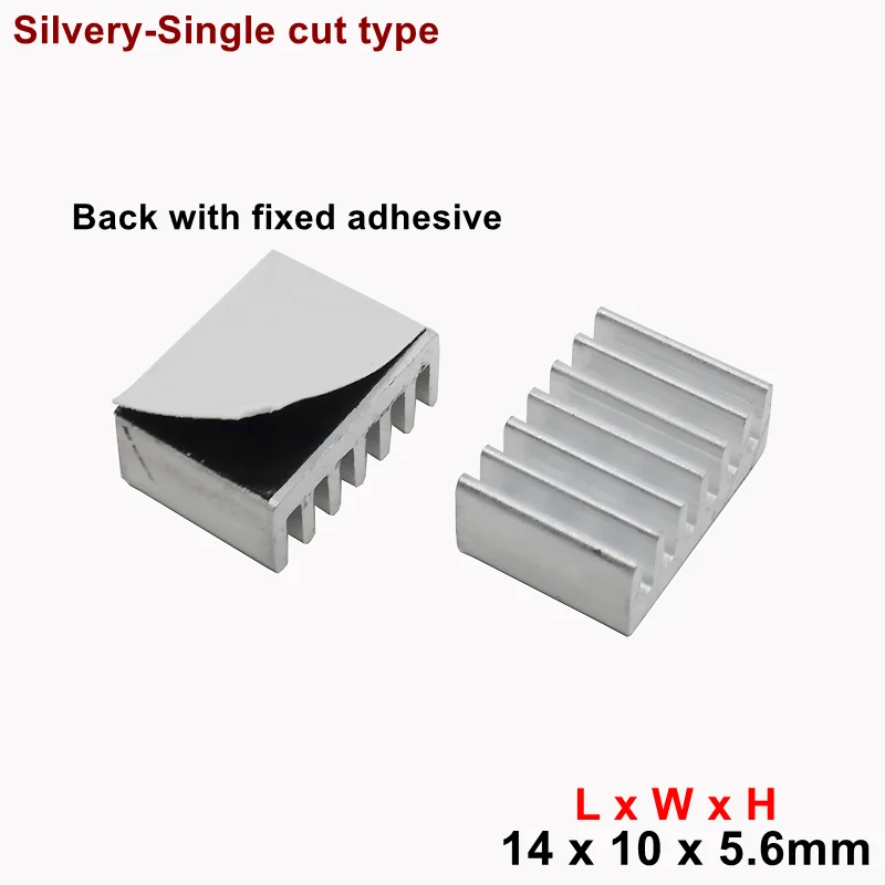 10-Pack Aluminum Heatsink Radiators for Enhanced Heat Dissipation