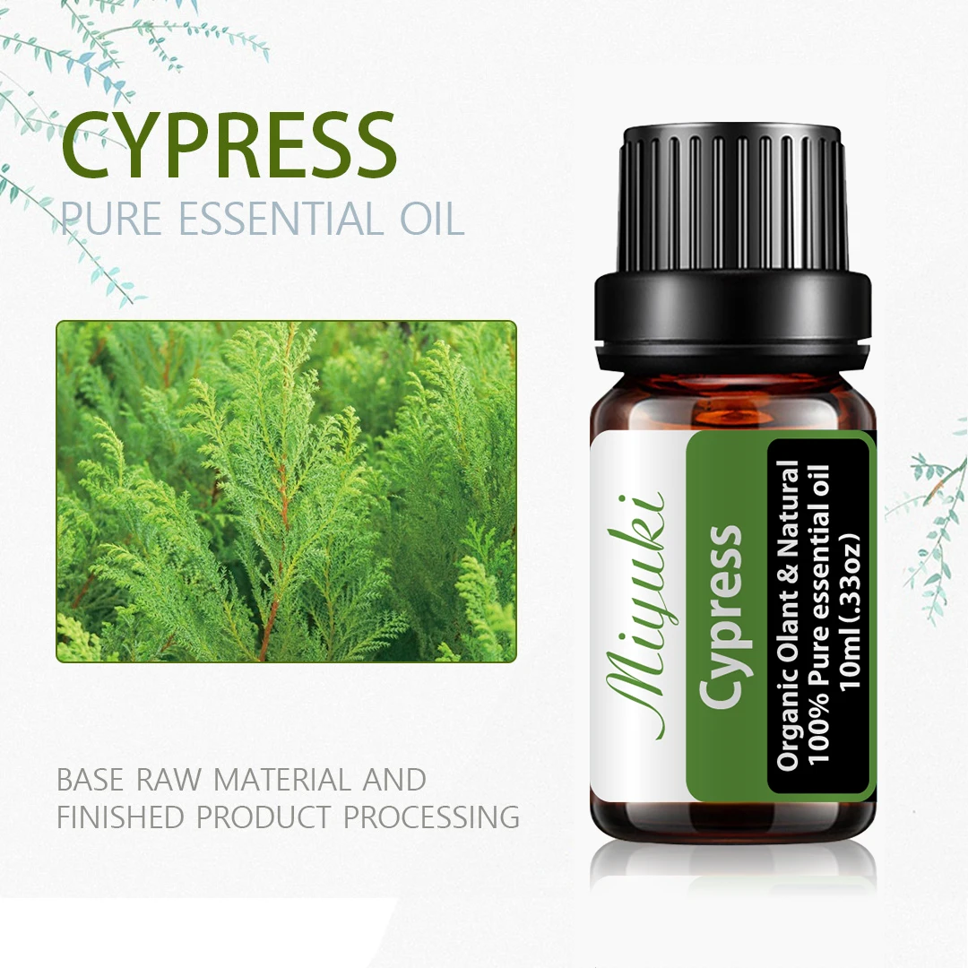 Oli Essenziali Di Cipresso, Natura Pura Al 100% Per Aromaterapia |