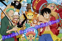 One Piece:the Adventure of Golden Island Jigsaw Puzzles 300/500/1000 Pieces Anime Cartoon Print Puzzles for Kids Education Toys 2