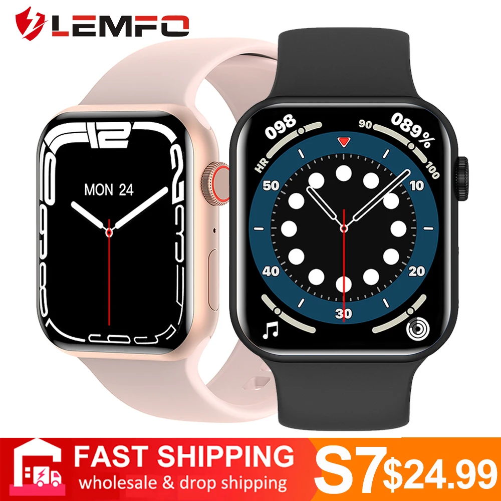 2022 Original S7 Smartwatch NFC Series 7 Men Women Smart Watch