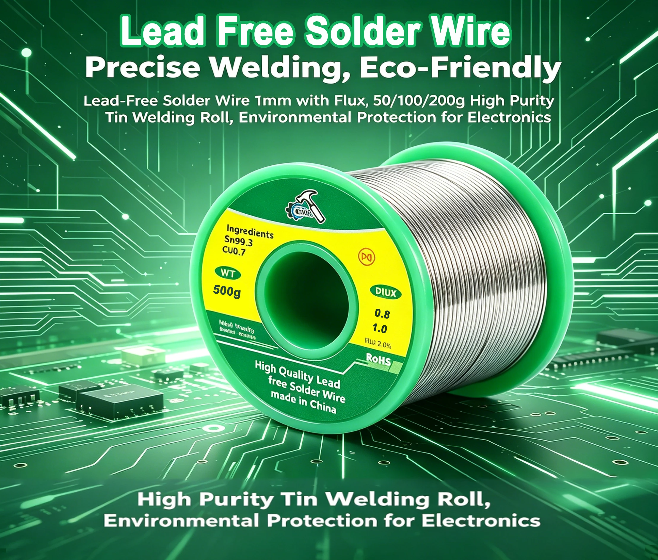 Fil à Souder LF 1mm 20g-500g pour Modélisme