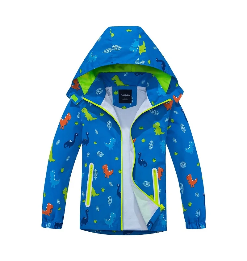 Brand Waterproof Removable Hooded Baby Boys Hiking Jackets Mesh Cloth